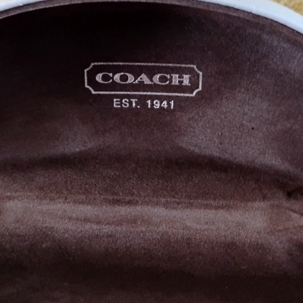 Coach glasses hard case